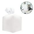 thumbnail image 2 of Caja de pañuelos, soporte cuadrado de cuero PU para caja de pañuelos, soporte decorativo para encimera de tocador de baño, mesitas de noche, escritorio de oficina y coche, 2 of 8