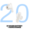 thumbnail image 2 of Skullcandy Smokin' Buds XT True Wireless in-Ear Earbuds, Bone, 2 of 10