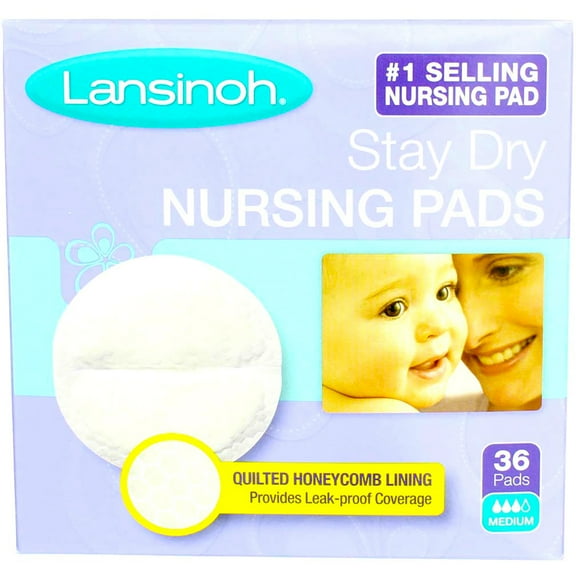 Lansinoh Disposable Nursing Pads For Breastfeeding Mothers - 36 Ea, 3 Pack