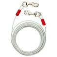 thumbnail image 2 of Aspen Pet Heavy Duty Dog Tie-Out Galvinized Steel Cable, 30' Long for Dogs Up To 100 lb, Silver, 2 of 5