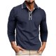 thumbnail image 2 of pstuiky camisas de manga larga para hombre, Cárdigan informal de manga larga con botones y bolsillo para hombre Tops de talla grande para hombre xl, 2 of 7