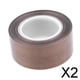 thumbnail image 1 of Paquete de 2 cintas adhesivas resistentes a altas temperaturas de fibra de vidrio Sharpla 10m 25mm, 1 of 8