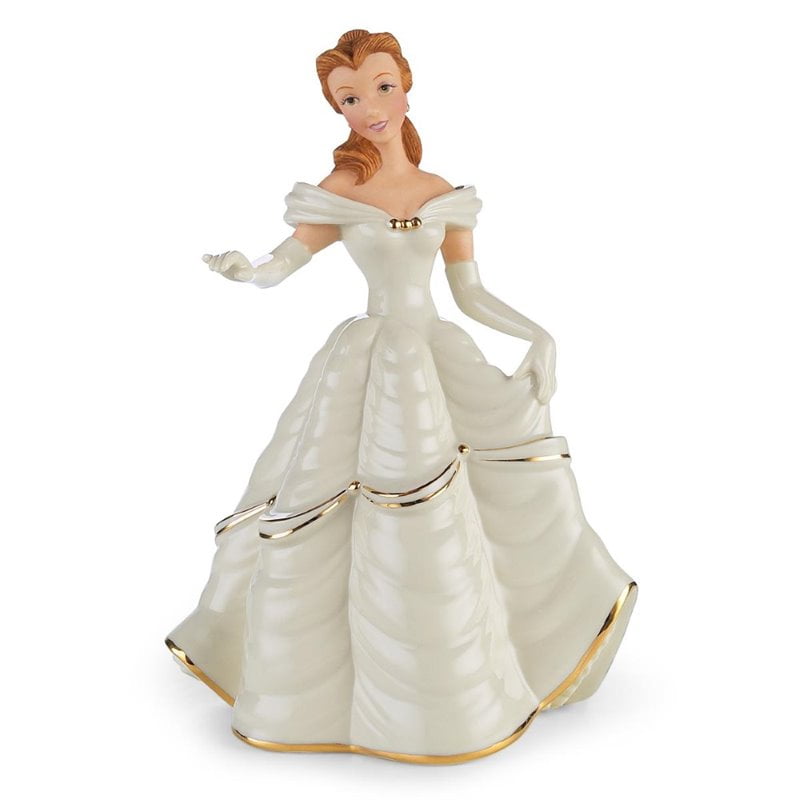 Lenox Disneys Belle My Heart Is Yours Figurine With Gold Accents Walmart Com