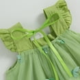 thumbnail image 6 of Musuos Baby Girls Summer Princess Dress, 6 9 12 18 24Months Fly Sleeve Square Neck 3D Butterfly Tutu Tulle Dress Infant Outfit, 6 of 9