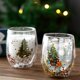 thumbnail image 3 of Double Layer Glitter Sequin High Temperature Resistant Snow Christmas Cup, 3 of 5