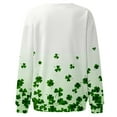 thumbnail image 5 of TrendVibe365 St Patricks Day Cute Sweatshirts for Women Spring Clover Paddy's Day Tshirts Crew Neck Holiday Pullovers Long Sleeve Gifts Tops Tees Novelty Y2K Clothes, 5 of 5