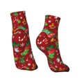 thumbnail image 4 of Bingfone X-Mas And New Year Design Patterned Men'S Women'S Casual Cotton Socks, 4 of 9