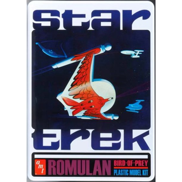 Amt 666 1 650 Star Trek Romulan Bird Of Prey Plastic Model Kit Walmart Com Walmart Com