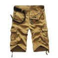 thumbnail image 3 of Nuevos pantalones cortos cargo holgados de talla grande para hombre, con múltiples bolsillos, pantalones cortos casuales holgados de verano, pantalones cortos de playa estilo safari, 3 of 5