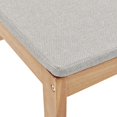 thumbnail image 6 of Riverlake Outdoor Patio Ash Wood Bar Stool in Natural Taupe, 6 of 7
