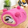 thumbnail image 4 of Easy To Install Hamster House, Hamster , Warm Hammock Squirrels Hamsters Rose Red, 4 of 8