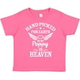 thumbnail image 3 of Inktastic Handpicked for Earth By My Poppy in Heaven with Angel Wings` Boys or Girls Toddler T-Shirt, 3 of 5