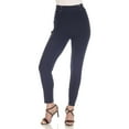 thumbnail image 1 of White Mark Women's Stretchy High Waist Pants, 1 of 5