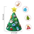 thumbnail image 2 of Felt Christmas Tree Set 3D DIY Christmas Decorations Clearance, Xmas Wall Hanging Ornaments Gifts for Kids Christmas Home Door Decorations, 2 of 7