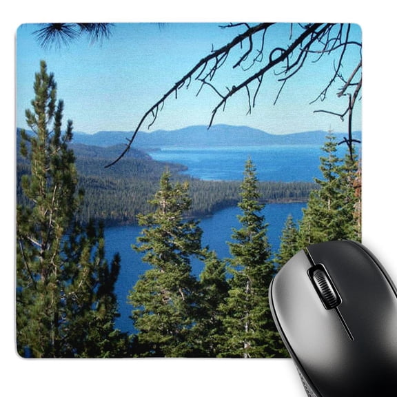 3dRose, Fallen Leaf Lake and Lake Tahoe South Shore, MousePad