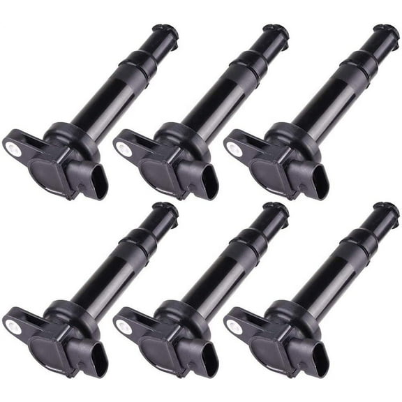 CCIYU Pack of 6 Ignition Coils for Kia Optima for Hyundai Santa Fe 2006-2007 Fits for UF554 C17252