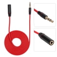thumbnail image 3 of Cable de audio de 35 mm macho a 35 mm hembra cable de micrófono de 35 macho a 35 hembra Cable estéreo de 35 macho a 35 hembra caja de sonido del reproductor de CD, 3 of 8