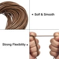 thumbnail image 3 of Unique Bargains 20 Yards 3mm Round Leather Cord Lacing String for DIY Crafts, Light Coffee, 3 of 7