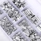 thumbnail image 1 of 315 piezas de manguitos de engarce de aluminio M1.2 M1.5 M2 M2.5 M3 M4 M5 M6 piezas de hardware, 1 of 12