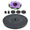 thumbnail image 1 of Lotus Solar Fountain Water Pump Floating Mini Solar Powered Water Fountain for Birdbaths Garden Pond Pool Outdoor(C), 1 of 8