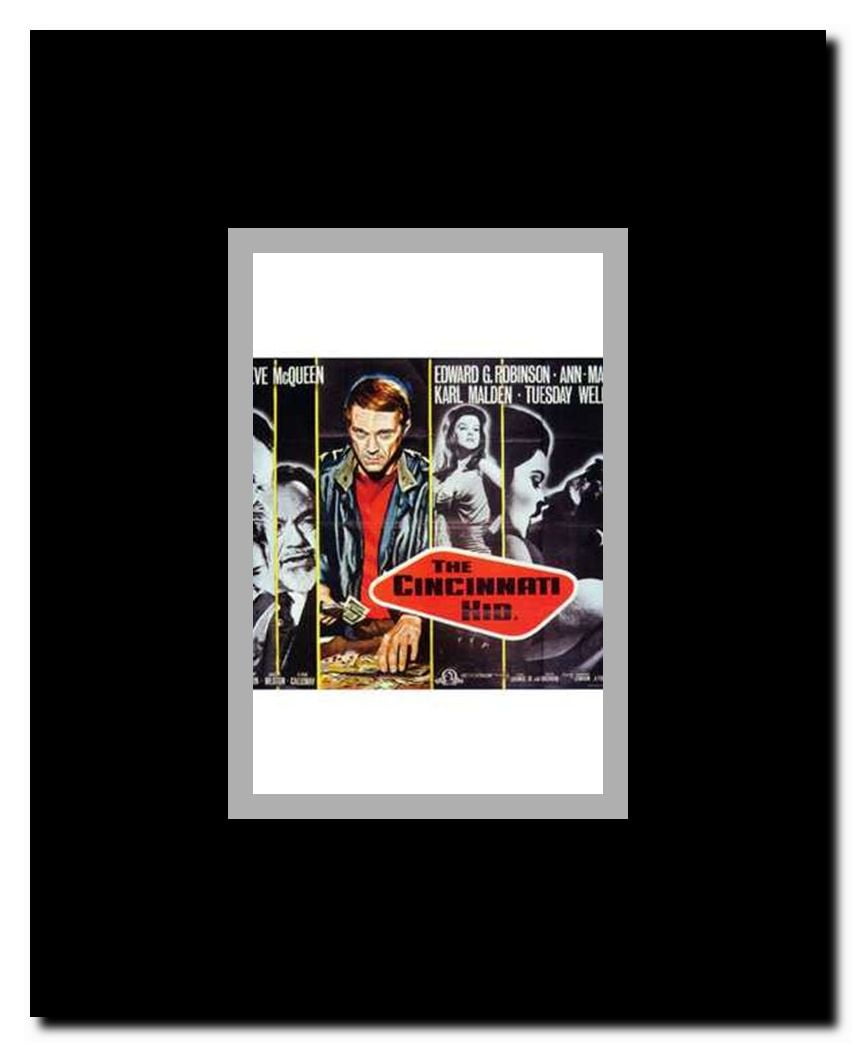 The Cincinnati Kid Framed Movie Poster Walmart Com Walmart Com