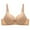 Beige, variant on Fewfanhot Women'S Daily Adjustable Underwear Gathered Thin Bra Without Steel Ring V Neck Strap and Soft Everyday Bras