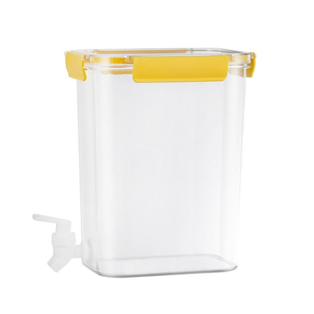 Dispensador de bebidas Toystoory jarra de agua fría con grifo 4.5L Amarillo