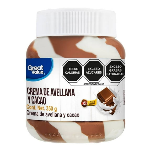 Crema de avellana Great Value y cacao 350 g
