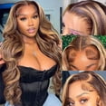 thumbnail image 1 of Cabello humano Wigs Pizazz, rubio miel, encaje frontal, 70 cm, 180%, 1 of 6