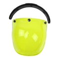 thumbnail image 4 of thinsony Open Face Helmet Visor Motorcycle Helmet Bubble Visor PC Lens Yellow, 4 of 7