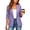 2# Purple, variant on Blazers for Women Business Casual Open Front 3/4 Sleeve Suit Jacket Cropped Blazers Office Work Cardigan Jacket 2026