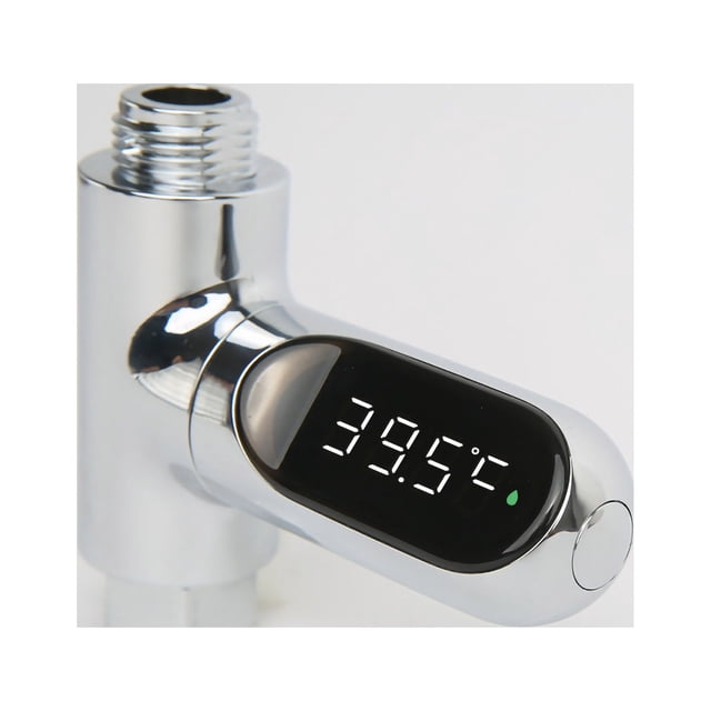 Temperatura LED Agua Medidor de Temperatura de la temperatura Electónica Termómetro de Ducha de Bado de Bebé Giratorio de 360 Grados