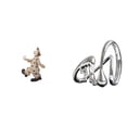 thumbnail image 1 of Figuras de payasos, arte abstracto, adorno de mesa, estatua de resina, escultura decorativa, ideal para estantería, oficina, dormitorio, sala de estar, 1 of 8