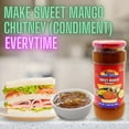 thumbnail image 3 of Rani Sweet Mango Chutney (Indian Preserve) 17.6oz (1.1lbs) 500g Glass Jar, Ready to eat, Vegan, Pack of 5+1 FREE ~ Gluten Free, All Natural, NON-GMO, 3 of 9