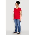 thumbnail image 4 of Womens Plus Size Basic Crew Neck Tee, 4 of 5