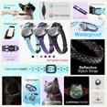 thumbnail image 2 of Waterproof Airtag Cat Collar, Breakaway Cat Airtag Collar with Luminous & Reflective Pattern Strap, Lightweight Kitten Collars for Apple Air tag, Hidden Holder for GPS Tracker - Cats, Kittens (9-13"), 2 of 14