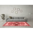 thumbnail image 3 of Ahgly Company Machine Washable Indoor Rectangle Persian Red Traditional Area Rugs, 7' x 10', 3 of 4