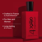 Atyab Al Marshoud - Marshoud 4 (Red) Eau de Parfum 100ml, Luxurious Unisex London Edition Arabic Perfume for Men & Women with Amber, Pink Pepper, Cardamom, Raspberry - Long Lasting Perfume for Wome