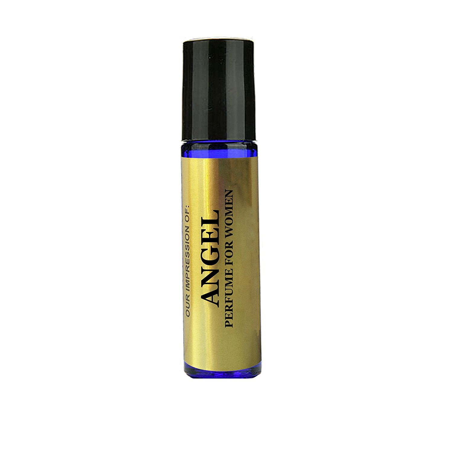 Designer Inspired Pure Perfume Oil for Women in a Blue Cobalt Glass