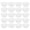 Transparent, variant on MasteelfCA 100 Sets Disposable Plastic Storage Box Vegetable Packing Box Storage Container