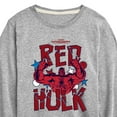 thumbnail image 3 of Marvel Captain America: Brave New World - Scribble Red Hulk - Toddler And Youth Kids Long Sleeve Graphic T-Shirt, 3 of 5