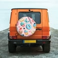 thumbnail image 6 of Sikiie Cupcakes and Donuts PVC Leather Spare Tire Wheel Cover Spare Tire Cover, for Car Truck SUV Camper Trailer Universal Fit(14-17in)-16 inch, 6 of 6