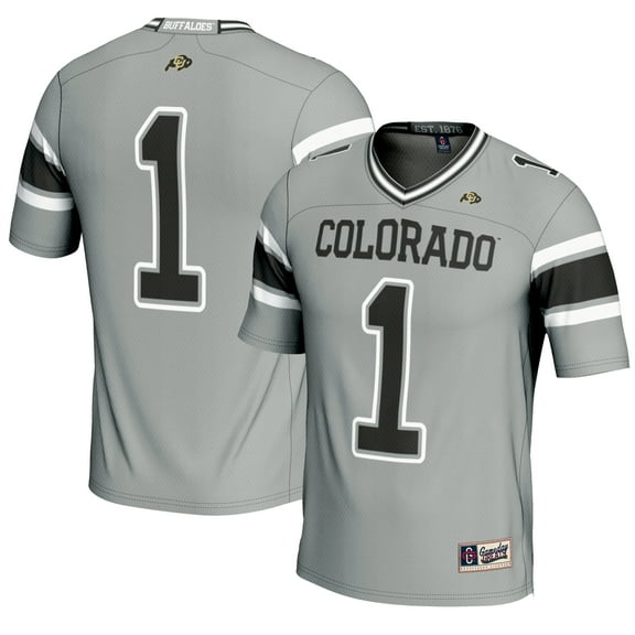 Youth GameDay Greats #1 Gray Colorado Buffaloes Endzone Football Jersey