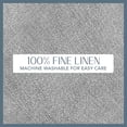 thumbnail image 4 of Villeroy & Boch Villeroy and Boch La Classica Luxury Linen Fabric Tablecloth Gray/Silver 70"x126" Oblong Oblong, 4 of 7