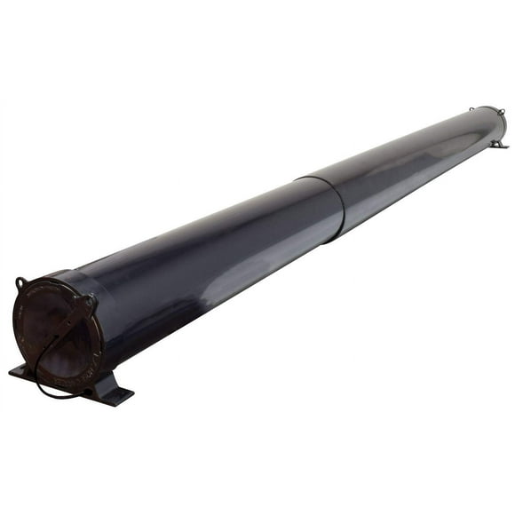Valterra A04-5094BK RV Adjustable EZ Hose Carrier with Lockable Door Cap, Black