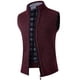thumbnail image 2 of Cárdigan holgado con cuello alto para hombre, chaleco tipo suéter, chaqueta informal gruesa y cálida con forro polar para hombre, 2 of 5