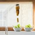 thumbnail image 4 of Large Wooden Wind Chimes 25 Inch Outdoor Wooden Windchimes with Deep Resonant Tone Natural Weatherproof Hanging Decor for Garden Patio Balcony Home Zen Meditation Space Decoration, 4 of 7