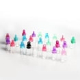 thumbnail image 4 of U8MO Lot 100pc 0.5ml Glass Vial Jars Containers Bottle Craft DIY Drift Bottle Pendant-White plastic plug-100pcs, 4 of 9