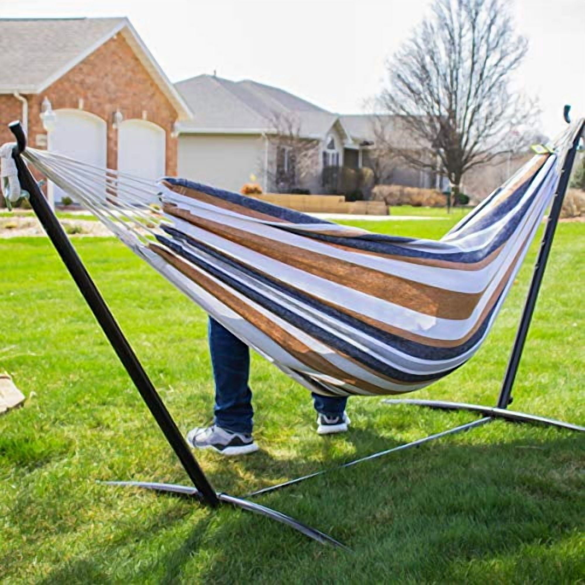 Backyard Expressions Standing Hammocks, Brown