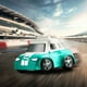 thumbnail image 4 of Juguete de muñeca de coche de carreras miniatura, coche de control remoto de 2.4GHZ, juguetes de reloj, coche de RC de Navidad, adecuado para niños y adultos, regalo de cumpleaños, azul, 4 of 9